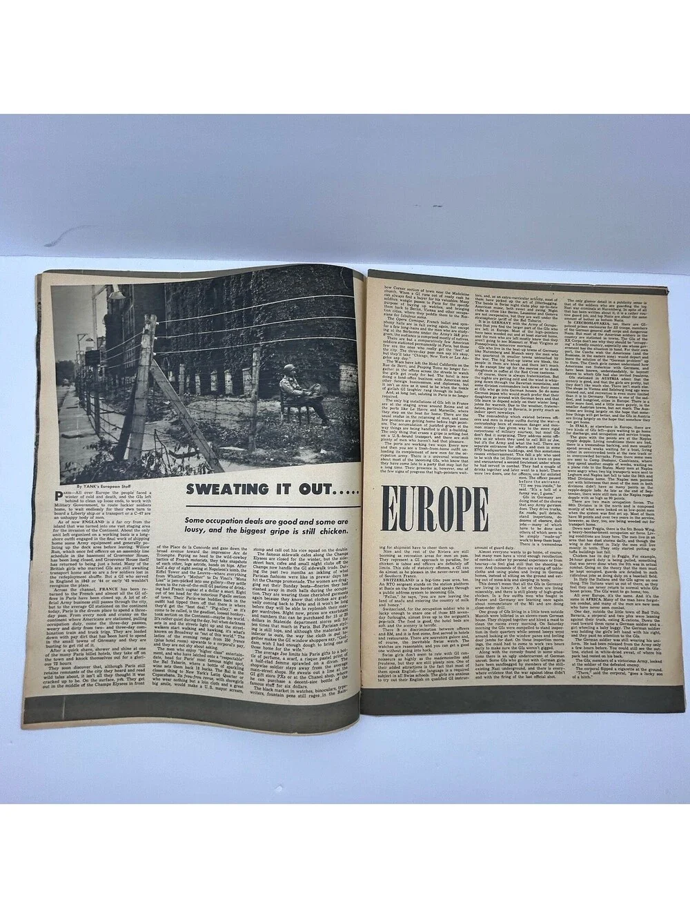 1945 YANK The Army Weekly Magazine Final Issue Honorable Discharge Cover Vol.4